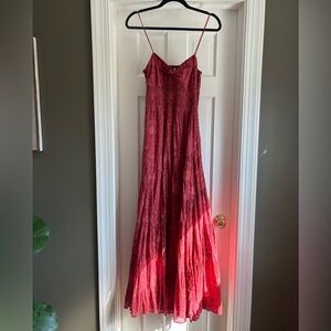 Free people pink Spaghetti-Strap Maxi Dress